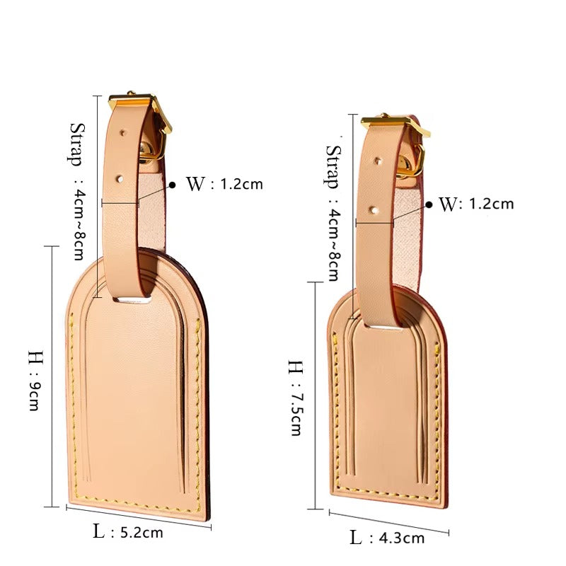 Upstao Ine Vegetable-Tanned Leather Luggage Tag