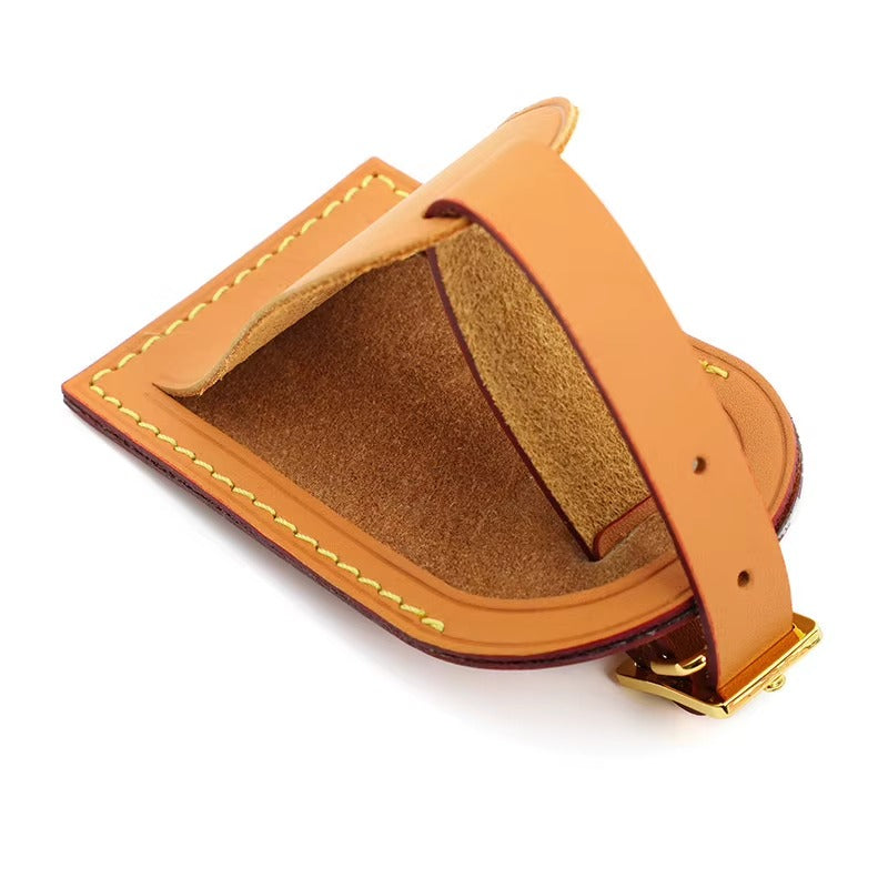 Upstao Ine Vegetable-Tanned Leather Luggage Tag