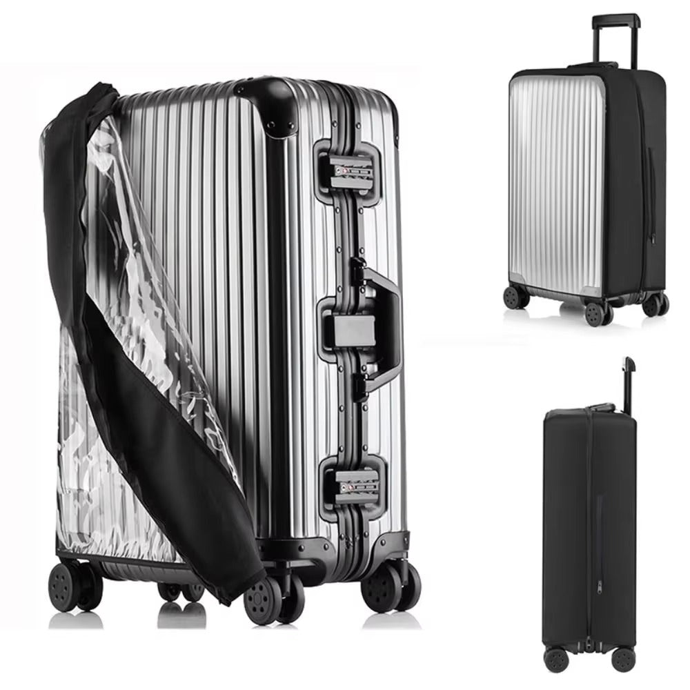 Upstao Kaya Clear PVC Suitcase Cover