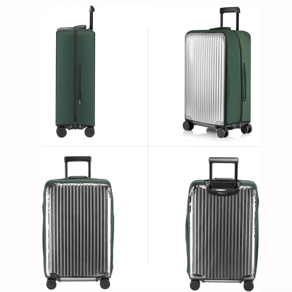 Upstao Kaya Clear PVC Suitcase Cover