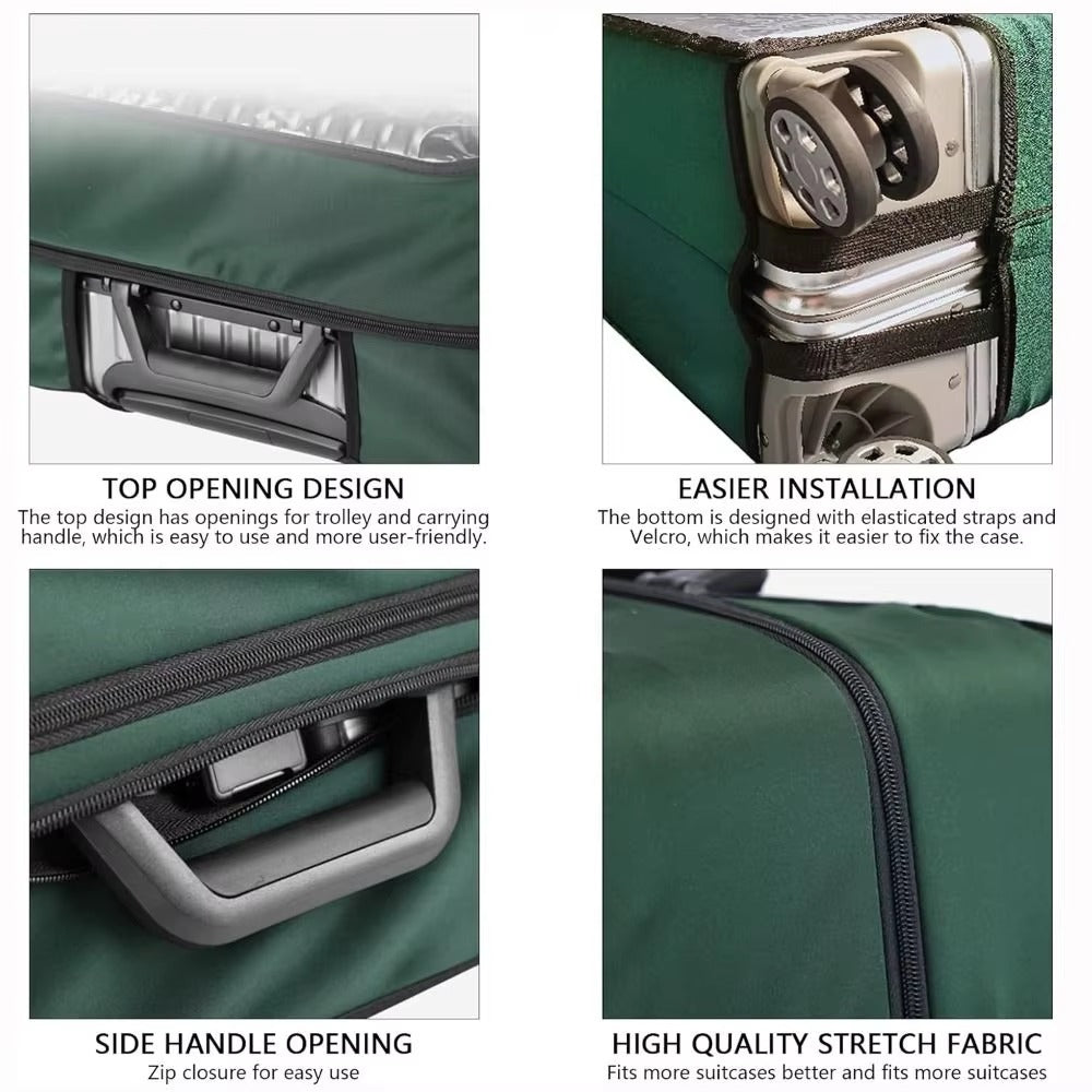 Upstao Kaya Clear PVC Suitcase Cover