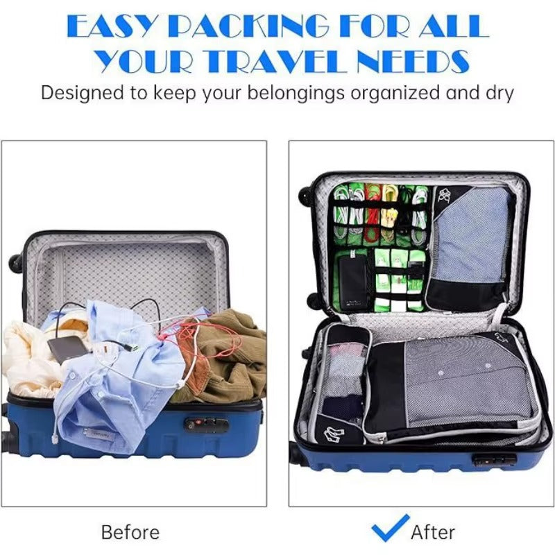Upstao Kumo 5-Piece Mesh Packing Cube Set