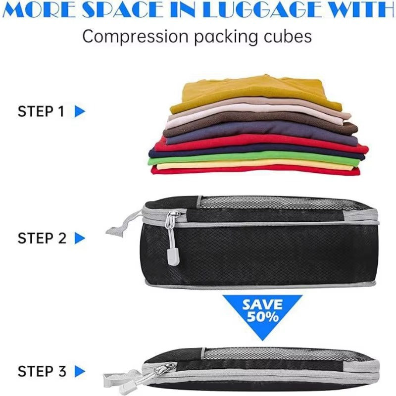 Upstao Kumo 5-Piece Mesh Packing Cube Set