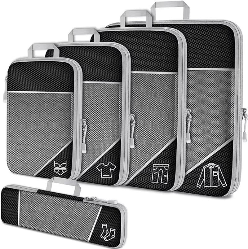 Upstao Kumo 5-Piece Mesh Packing Cube Set