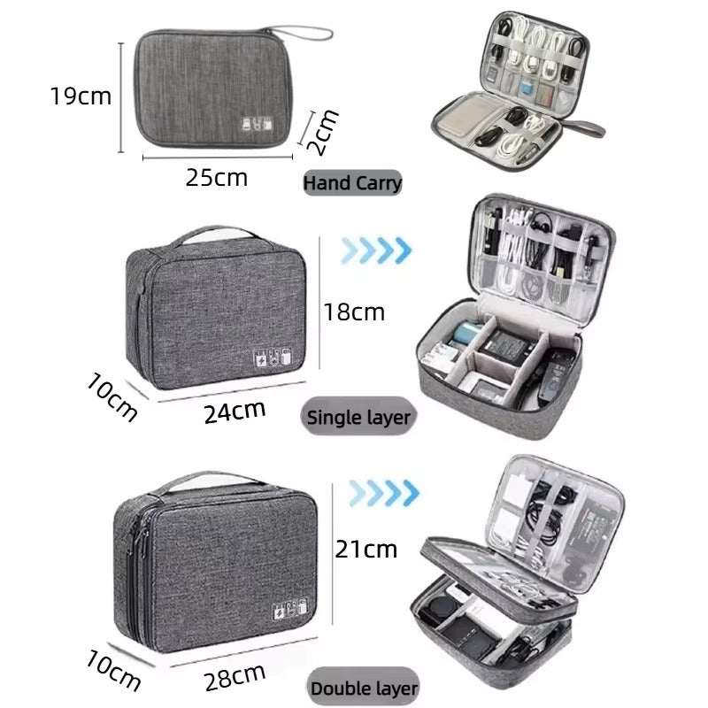 Upstao Mizu Travel Cable Organizer Pouch
