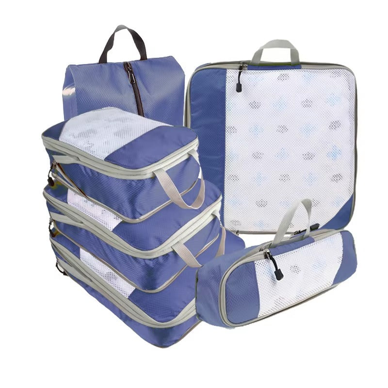 Upstao Mori 6-Piece Packing Cube Set with Shoe Bag