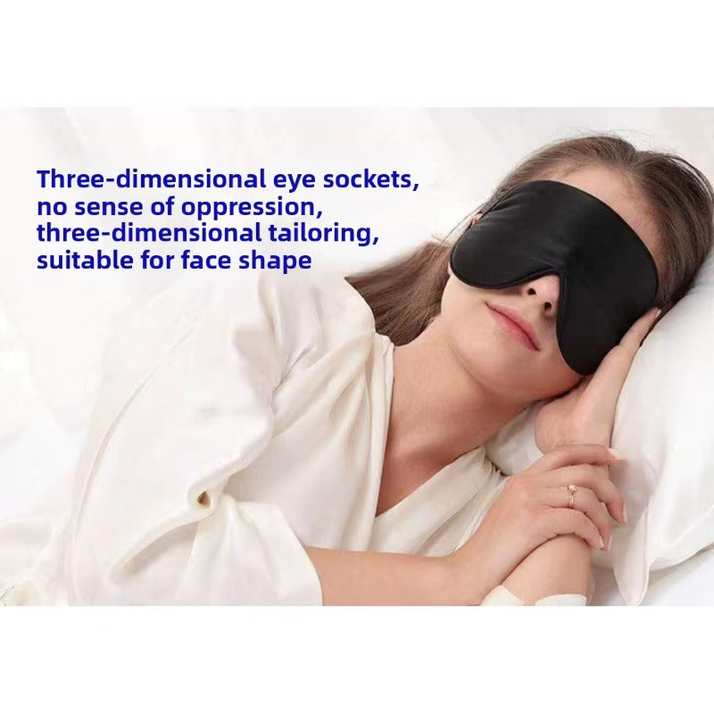 Upstao Nazu Contoured Mulberry Silk Sleep Mask
