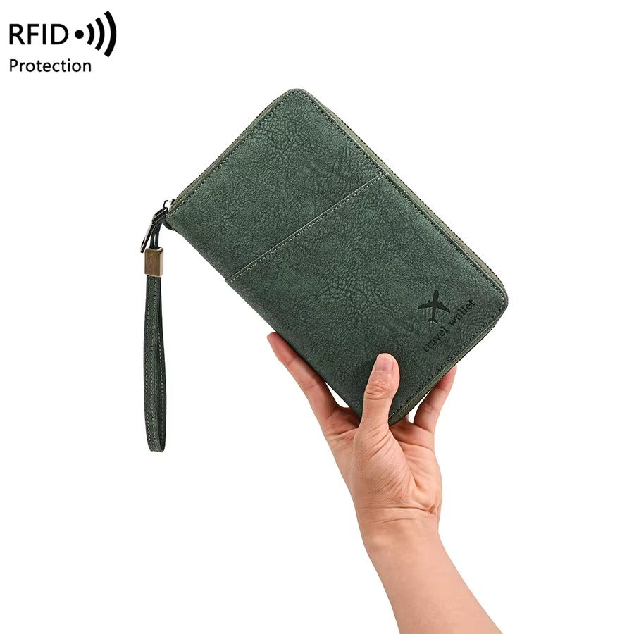 Upstao Oka RFID Multi-Passport Document Organizer