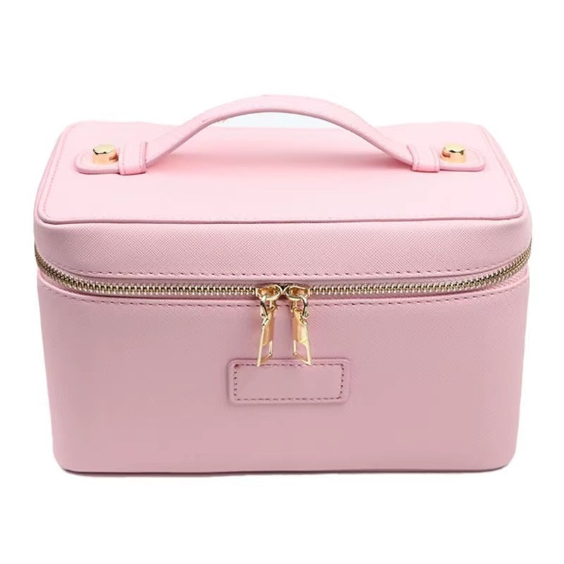 Upstao Rin Saffiano Leather Hanging Toiletry Case