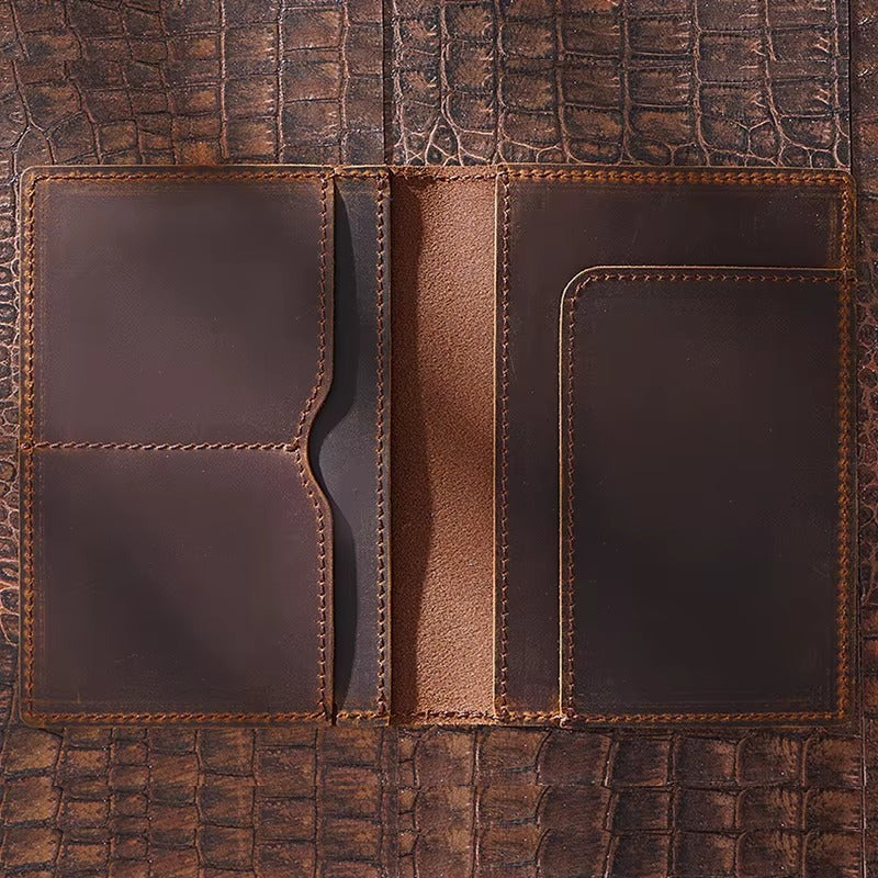 Upstao Saku Full-Grain Leather Passport Cover