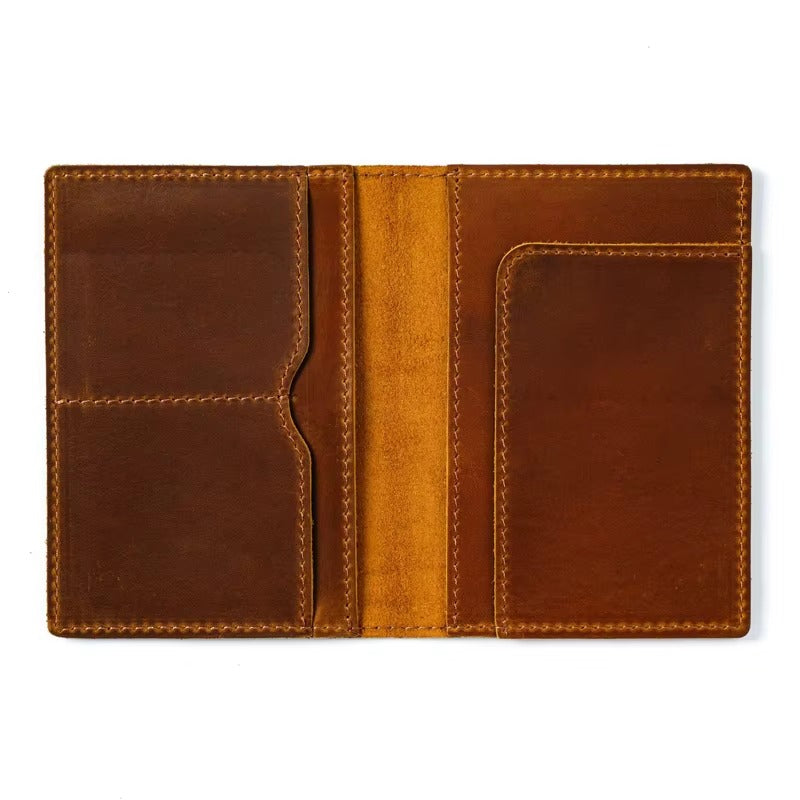 Upstao Saku Full-Grain Leather Passport Cover