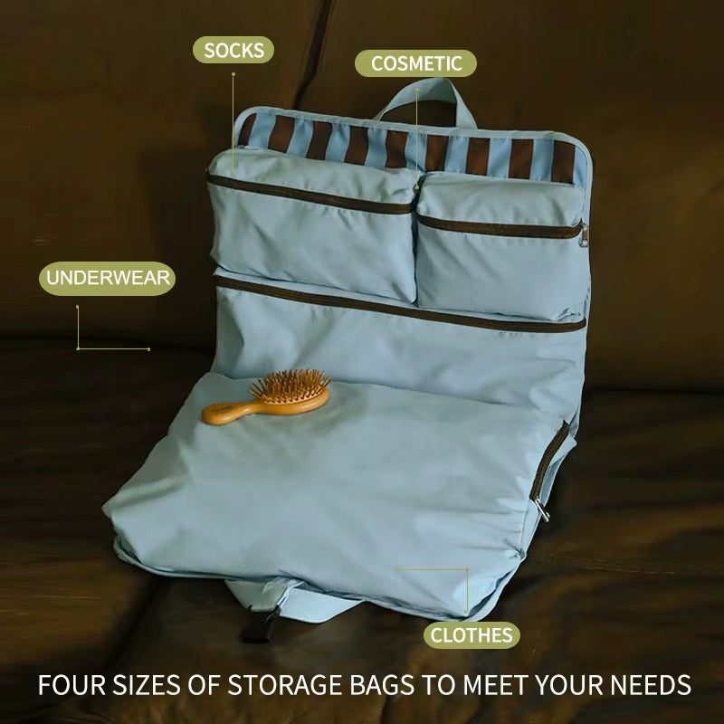 Upstao Shiro 4-Section Hanging Travel Organizer