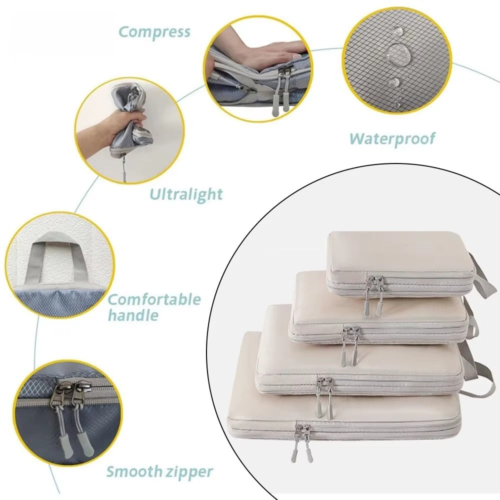 Upstao Suna 6-Piece Compression Packing Cube Set