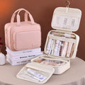 Upstao Yama Leather-Look Flat Toiletry Pouch